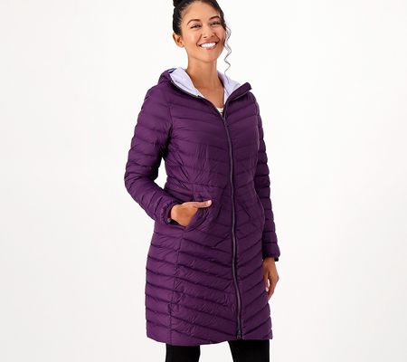 As Is Lands' End Tall Ultra Light Down Packable Coat