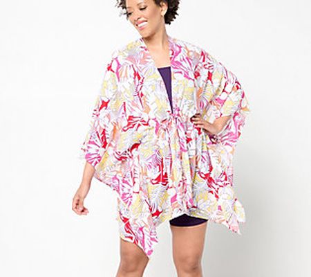 As Is Lands End Tie Waist Kimono