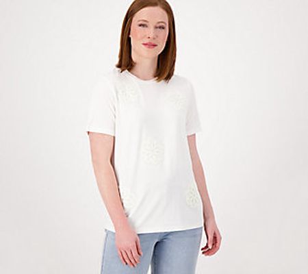 As Is Laurie Felt Cotton Spandex Rayon Madefrom Bamboo Tee