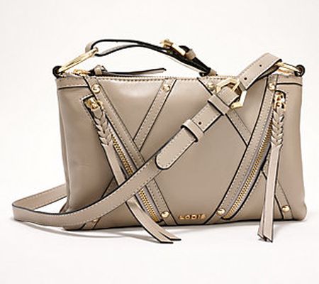 As Is LODIS French Nappa Leather Tallum Crossbody