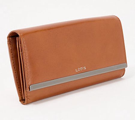 As Is LODIS Glazed Leather Emily Wallet