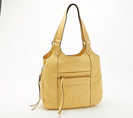 As Is Lodis Relaxed Leather Tote - Stellene