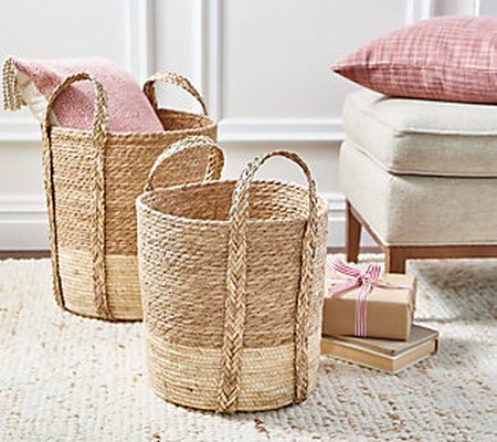 As Is Medium & Large Hand Woven Baskets by Lauren McBride