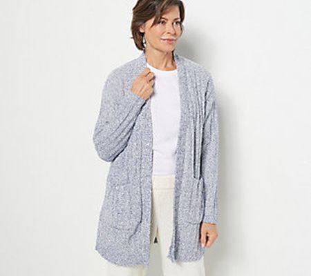 As Is Modern Soul Chenille OpenFront Cardigan with Pockets