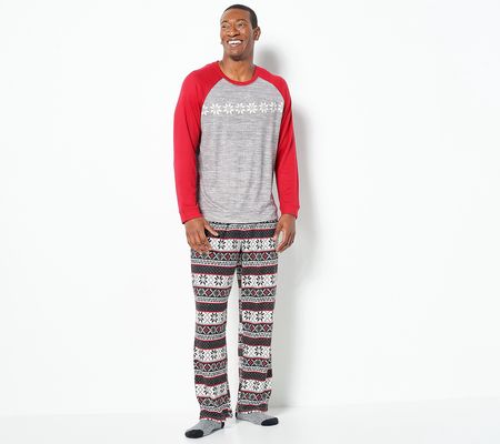 As Is MUK LUKS Men's Better Together Family Pajama Set