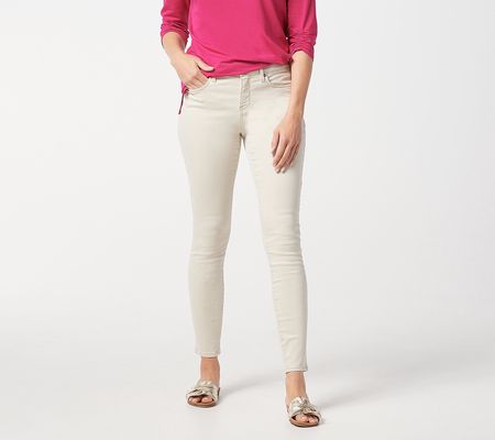 As Is NYDJ Ami Skinny Legging Jeans- Feather