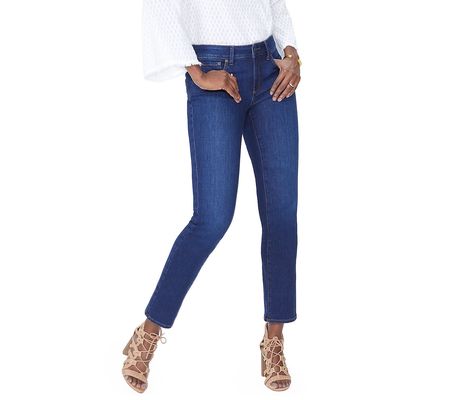 As Is NYDJ Sheri Slim Leg 5-Pocket Jeans - Cooper