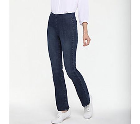 As Is NYDJ Spanspring Pull-On Slim Bootcut Jeans- Decker