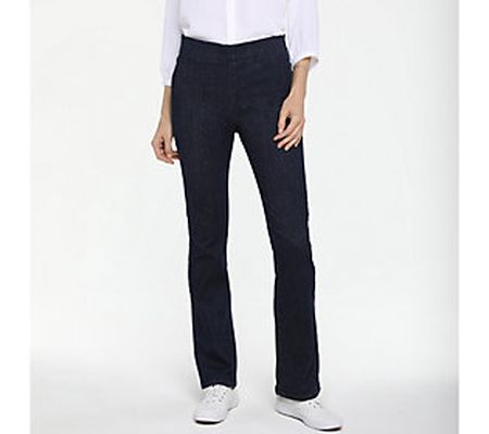 As Is NYDJ Spanspring Pull-On Slim Bootcut Jeans-Kenzie