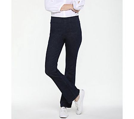 As Is NYDJ Spanspring Pull-On Slim Bootcut Jeans- Langley