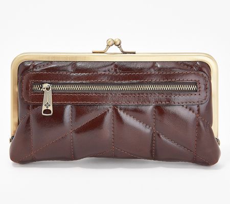 As Is Patricia Nash Everly Nappa LeatherFramed Wallet