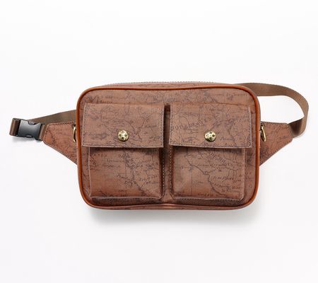 As Is Patricia Nash Praiano Leather Belt Bag