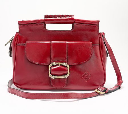 As Is Patricia Nash Small Ovodda Cut Out TopHandle Satchel
