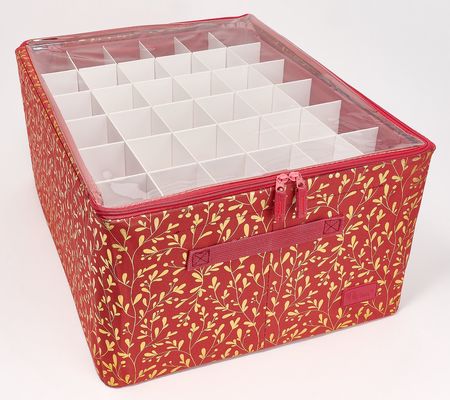 As Is Periea 72-Piece Collapsible Ornament Storage Box
