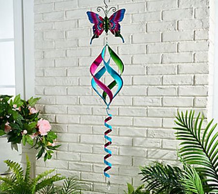 As Is Plow & Hearth 44 Hanging Helix Twirlerw/GardenCritter