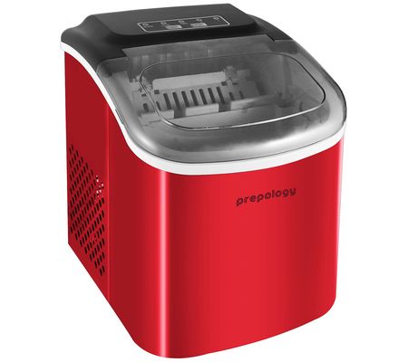 As Is Prepology 26-lb Self Cleaning Ice Maker with Scoop