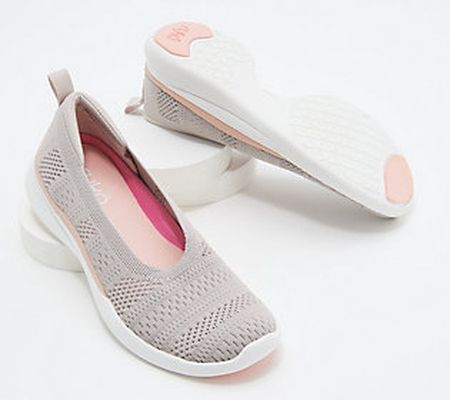 As Is Ryka Knit Perfortaed Slip-Ons - Maisey