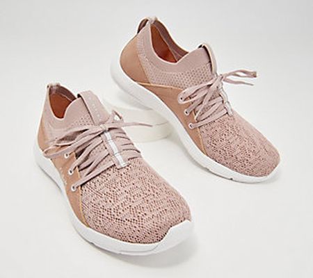 As Is Ryka Stretch Knit Slip-On Sneakers -Empower Lace