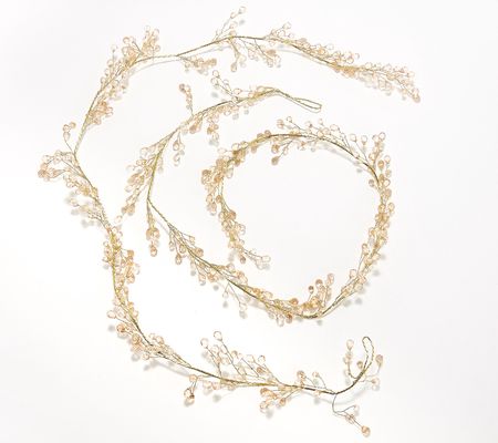 As Is Set-2 4' Faceted Drop Garlands byValerie
