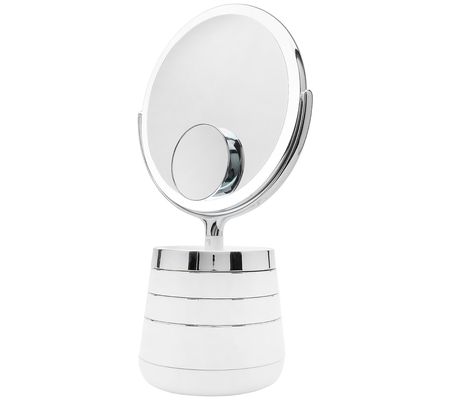 As Is Sharper Image SpaStudio Vanity Plus 10" Mirrorw/Storage