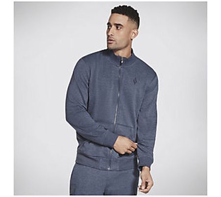 As Is Skechers Men's GOLOUNGE Hoodless Hoodie GoWalk Jacket