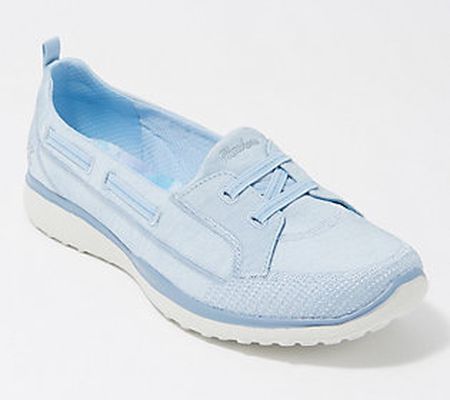 As Is Skechers Microburst Bungee Slip-On Shoes-Topnotch