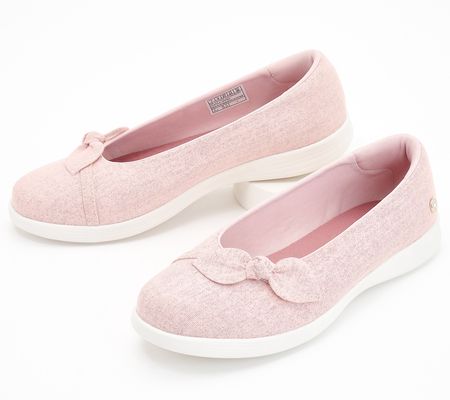 As Is Skechers On-the-GO Dreamy Vegan Slip-On with Bow