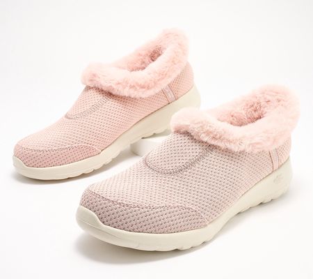 As Is Skechers Slip-Ins On-the-GO Joy Sparkle Knit Slippers
