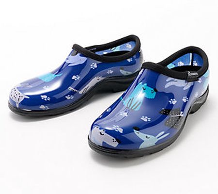 As Is Sloggers Waterproof Delightful Dogs Garden Shoes