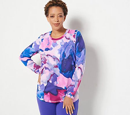 As Is Sport Savvy French Terry Multi-Color Top