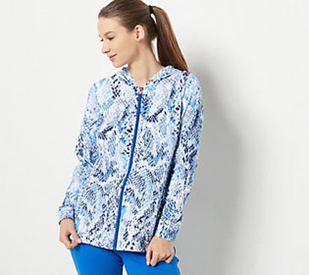 As Is Sport Savvy French Terry Print Jacket