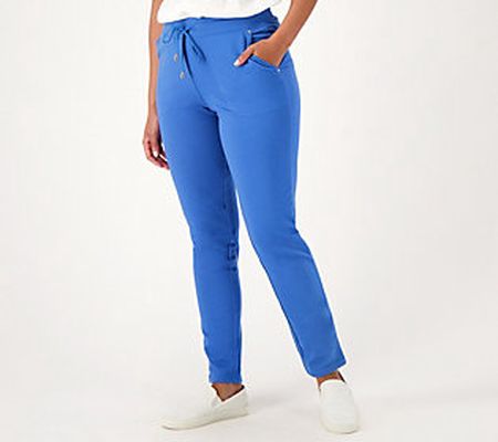 As Is Sport Savvy French Terry Slim StraightPull On Pant