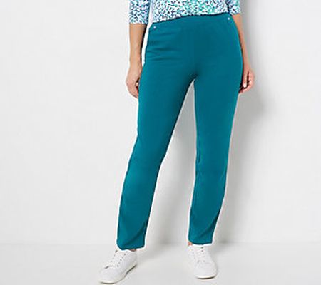 As Is Sport Savvy French Terry Straight Leg Pant