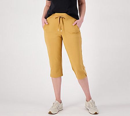 As Is Sport Savvy Petite French Terry Drawstring Pant