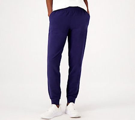 As Is Sport Savvy Petite French Terry Jogger with Pockets