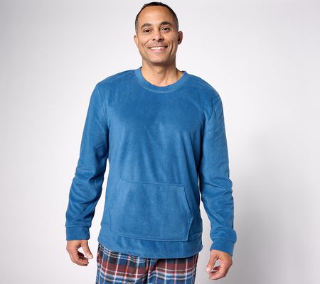 As Is Stan Herman Men's Cozy Fleece Pullover