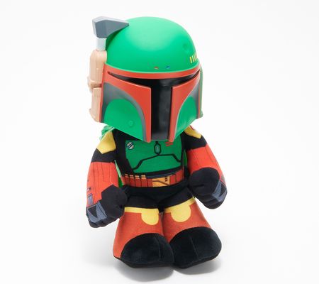 As Is Star Wars Boba Fett 12 Plush with Air-Powered Rocket