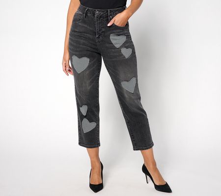 As Is Studio Park x Amy Stran Galentines Reg Black Wash Jean