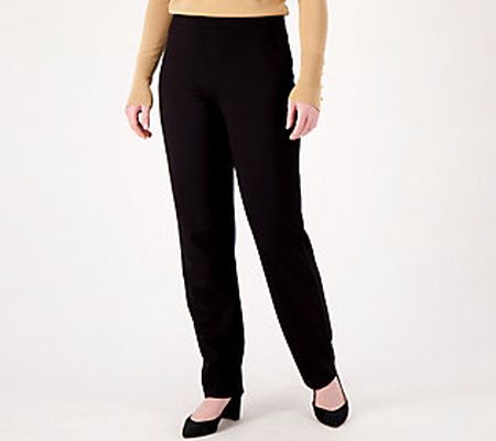 As Is Susan Graver Every Day Petite Supreme Knit Pants