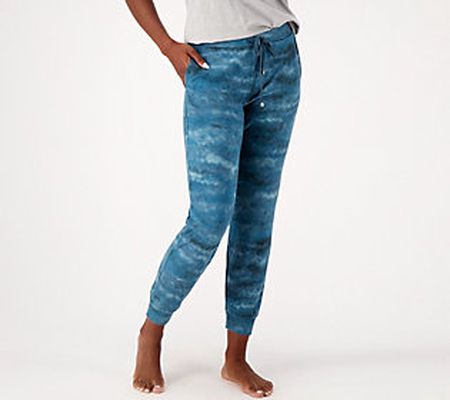 As Is Susan Graver Lifestyle Reg Printed CashmooziePants