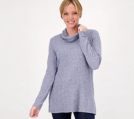 As Is Susan Graver Lifestyle Regular Cable CashmoozieTunic
