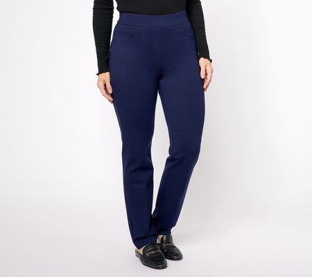 As Is Susan Graver Regular Status Stretch Leg Pants