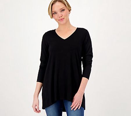 As Is Susan Graver Weekend Essentials Petite Cool TouchTunic