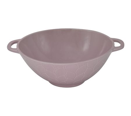 As Is Temp-tations Carved Willow 3-qt Wok Bowl