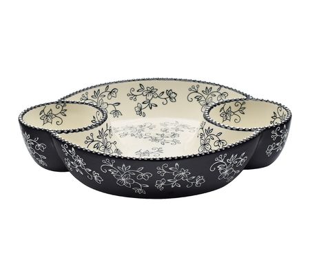 As Is Temp-tations Floral Lace 12 DividedPlatter