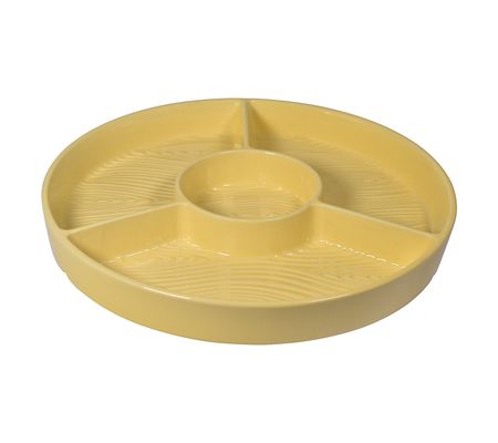 As Is Temp-tations Woodland 12" Divided Lazy Susan