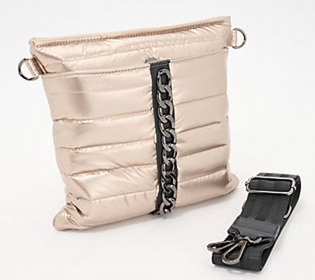 As Is Think Royln Milano Crossbody with Chain Detail