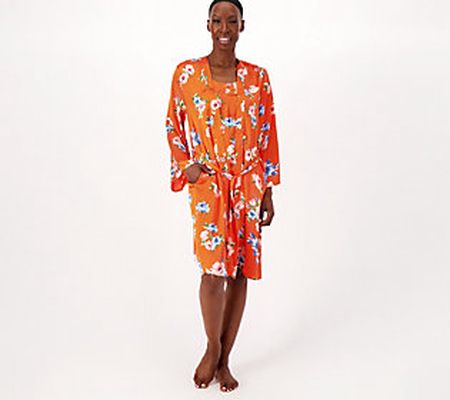 As Is Tolani Collection Chemise and Wrap RobeSet