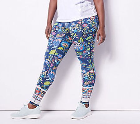 As Is Tolani Collection Printed Leggings with Side Pockets