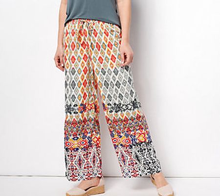 As Is Tolani Collection Printed Palazzo Pants with Drawstring